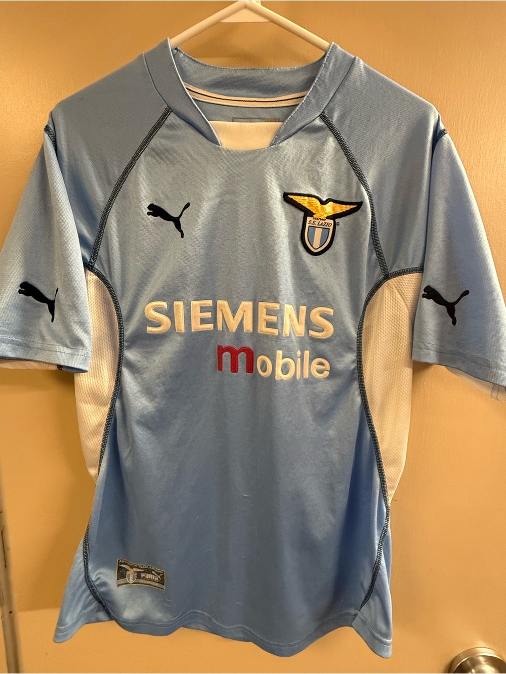 Original 2001/02 S.S. Lazio Home Jersey (M)
